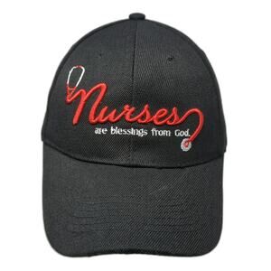 KYS Design Cap Baseball Cap Black One Size Nurses Are Blessings From God Hat